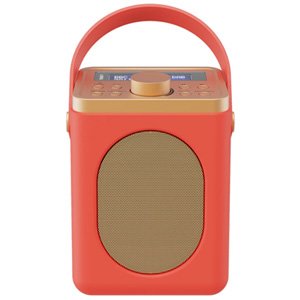 Majority Little Shelford Bluetooth & DAB Radio w/ Bluetooth - Red