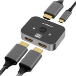 mbeat 8K Bi-directional HDMI 2.1 Switch 2 In 1 Out/1 In 2 Out