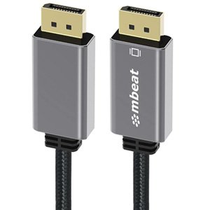 mBeat Tough Link 1.8m Display Port Cable v1.4 - Space Grey