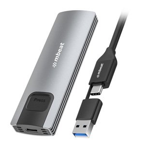 mBeat 10Gbps M.2 NVMe SATA SSD Enclosure
