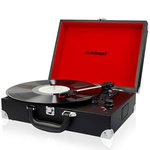 mBeat Retro Briefcase USB Turntable Record Player w/ Speaker