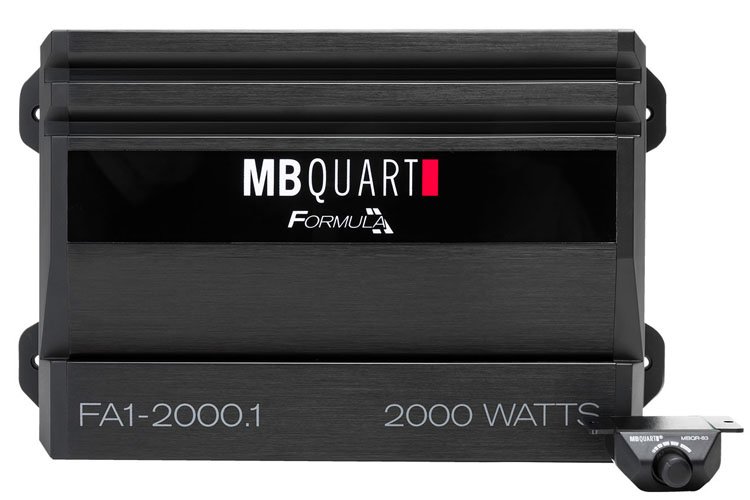 MB Quart 2000W Watt Mono Amplifier Car Audio 1 Ohm Class D FA12000.1