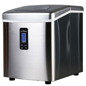 Miraklass Ice Maker Machine Stainless Steel 3.2L