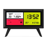 Newgate Spectronoma Lcd Alarm Clock Matte Black