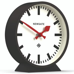 Newgate Railway Mantel Clock Cave Black