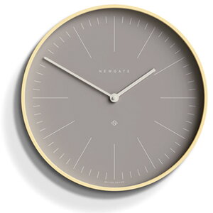 Newgate Mr Clarke Clock Pale Wood Clay Grey Dial