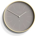 Newgate Mr Clarke Clock Pale Wood Clay Grey Dial