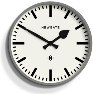 Newgate Railway Clock Grey