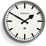 Newgate Railway Clock Grey