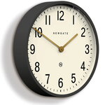 Newgate Mr Edwards Clock Matte Blizzard Grey