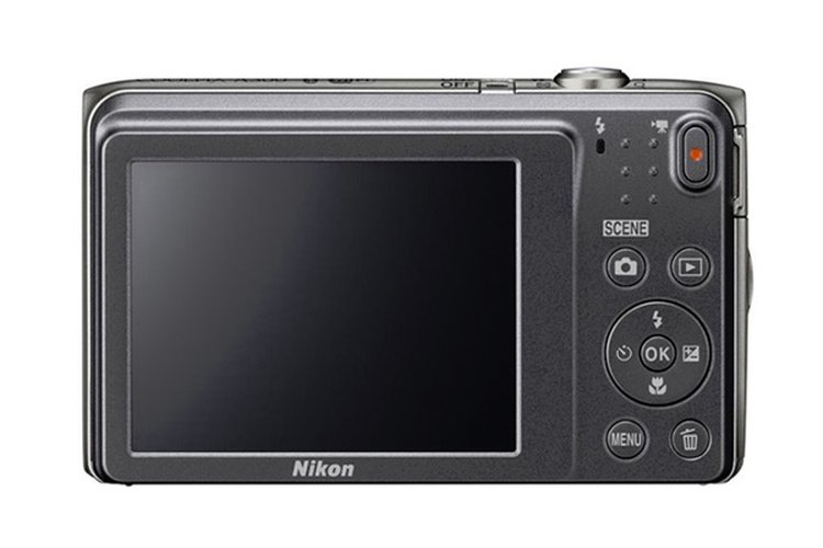 Nikon A300 COOLPIX Digital Compact Camera 20MP 8x Zoom (Silver)