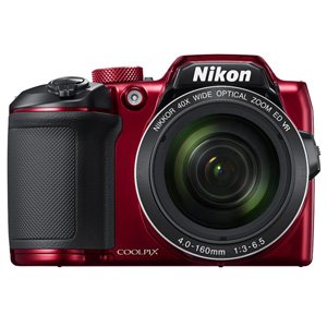 Nikon B500 COOLPIX Digital Compact Camera 16MP 40x Zoom (Red)