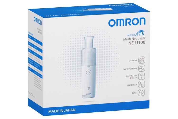 Omron MicroAIR Portable Silent Nebuliser Respiratory Relief NEU100