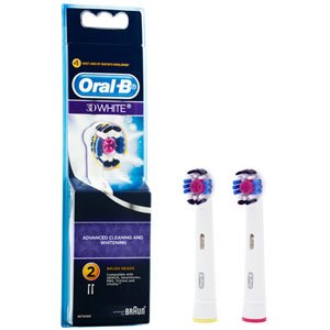 Oral-B 3D White Electric Toothbrush Replacement Head 2 4 Pack