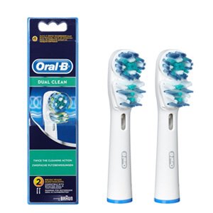 Oral-B Dual Action Replacement Head Toothbrush Refills (2 Pack)