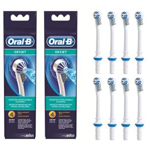 Oral-B OxyJet Replacement Nozzle Heads (8 Pack)