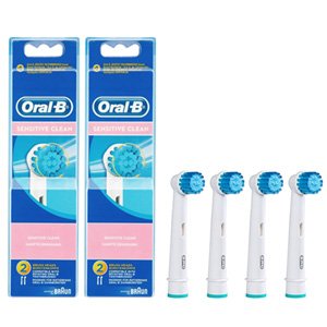 Oral-B Sensitive Clean Replacement Heads (4 Heads)