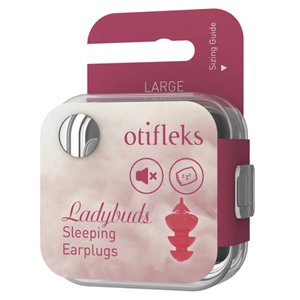 Otifleks Ladybuds Sleeping Earplugs Large Soft Anti-Noise Snore