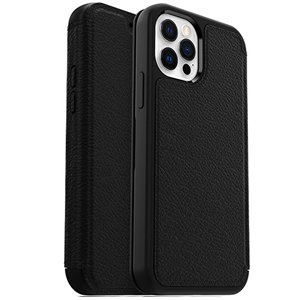 OtterBox Strada Series Case For Apple iPhone 12 | 12 Pro Shadow Black