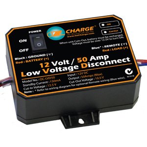 OzCharge 12V 50A Amp Low Voltage Disconnect LVD OC-LVD50 Caravan
