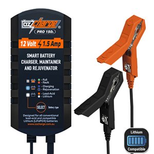 Ozcharge OC-PRO150L 12V 1.5A Battery Charger and Maintainer