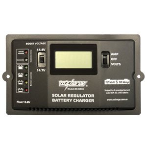OzCharge 12V 12 Volt 30A 30 Amp Solar Controller Regulator OC-SR30