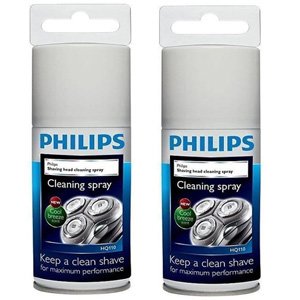 Philips HQ110 2 Pack Shaving Head Cleaning Spray Lubricant Scent