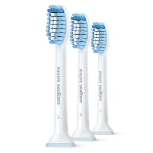 Philips HX6053/63 3Pk Sonicare Sensitive Replacement Brush Heads