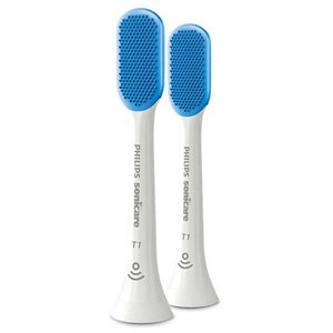 Philips HX8072/01 Sonicare TongueCare+ Heads Latex Free White 2 Pack
