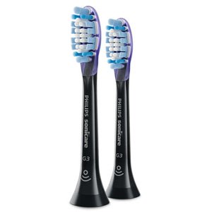 Philips HX9052/96 Sonicare G3 Premium Gum Care 2Pk Brush Heads Black