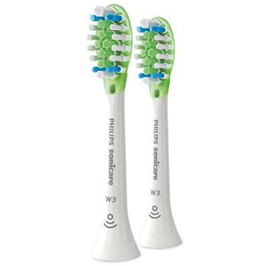 Philips HX9062/67 Sonicare W3 Premium White 2Pk Brush Heads White