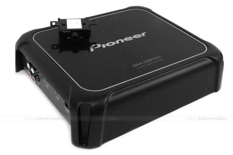 Pioneer 1600W Mono Class D Car Amplifier with Bass Boost Remote 