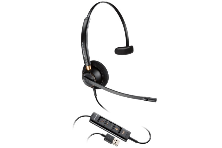 Plantronics Encorepro HW515 UC USBA Office Monaural Headset 20344201