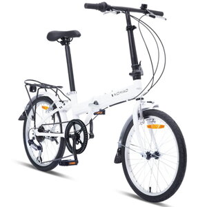 Progear Nomad Folding Commuter Bike Pearl White Progear Nomad Folding Commuter Bike Pearl White