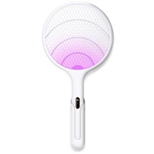 Qualitell E3 Electric Mosquito Fly Insect Swatter - White