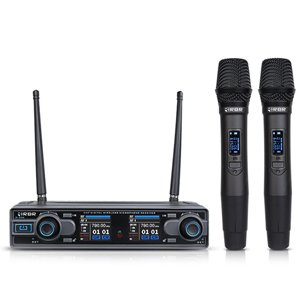 RBR D332 UHF USB Rechargeable Handheld Wireless Microphone Karaoke