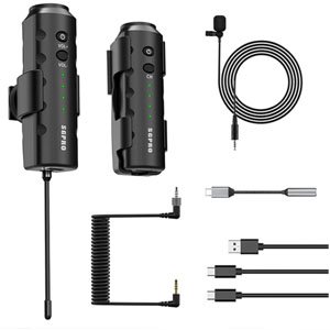 RBR TR2 SGPRO UHF Lavalier Wireless Microphone for Vlogging