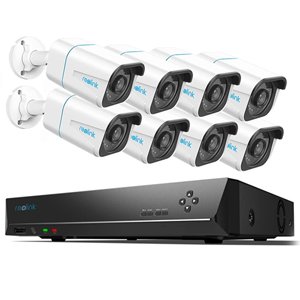 Reolink 16CH NVR 4K Security System Kit Smart Detection RLK16-810B8-A