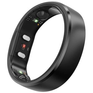 RingConn Gen 2 Smart Ring - Size 12 (Matte Black)