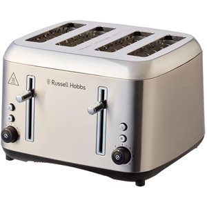Russell Hobbs Addison 4 Slice Toaster Brushed Stainless Steel