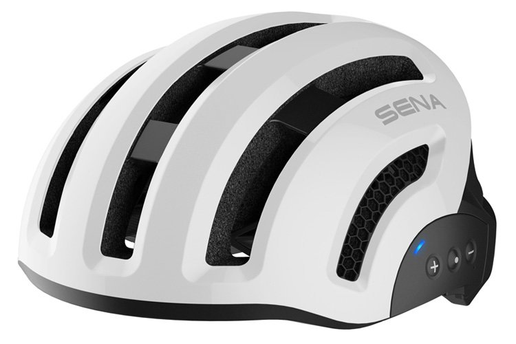Sena X1 Smart Cycling Helmet Builtin Bluetooth & FM Radio White