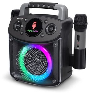 Singing Machine Mini Sparkle Bluetooth Karaoke Speaker