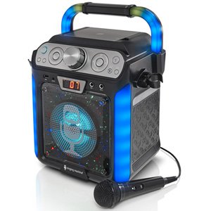 Singing Machine Bluetooth Groove Cube CDG Karaoke SML682BTBK