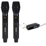 Sonken EZYMIC3 Compact UHF Dual Channel Professional Wireless Micropho