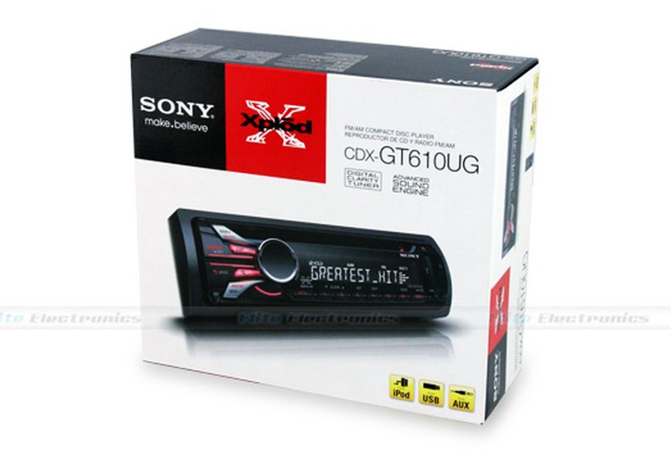 Sony CDX-GT610UG Car Audio Receiver