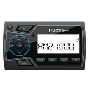 Soundstream MHU-32 Bluetooth AUX USB Marine Boat Digital Media Player