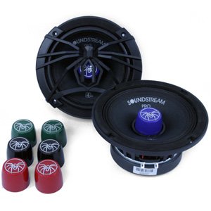 SoundStream SM.650PRO 6.5" 250W PRO Audio Mid Range Bass Speakers Pair