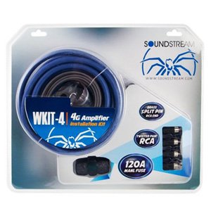 Soundstream WKIT-4 4 Gauge Amplifier Complete Installation Kit
