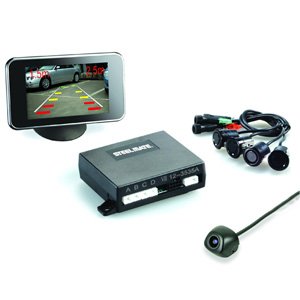 Steelmate PTS-V404 4 Rear Parking Sensors w/ 3" Monitor & Camera