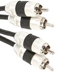 Stinger SI8212 2-Channel RCA Audio Signal Cable